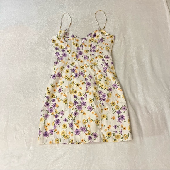 NWT Zara Women's Gray Corset Mini Dress – Size Medium